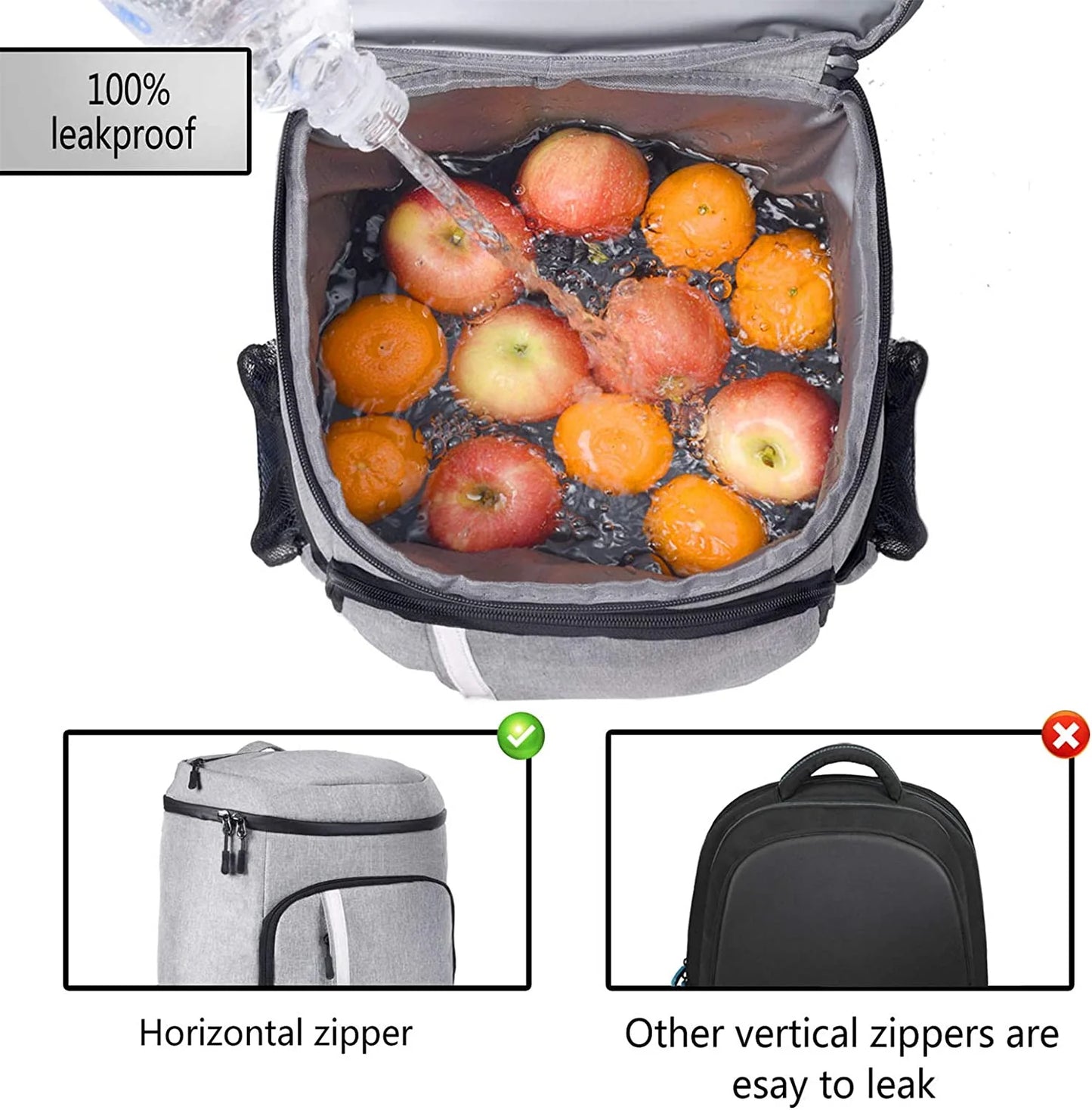 Backpack cooler leakproof/ waterproof